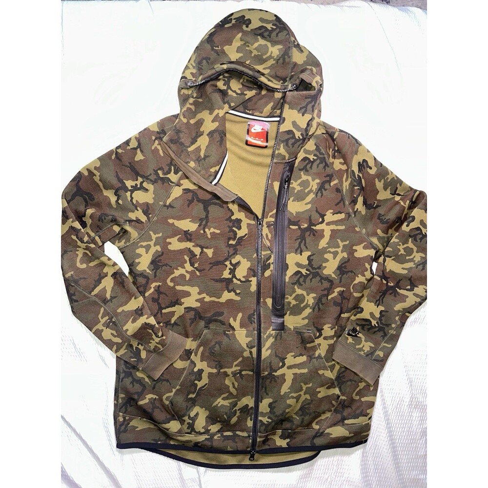 Nike Tech Fleece Green Camo Hoodie Size XL Green Camo (678950 355) 2015 Rare